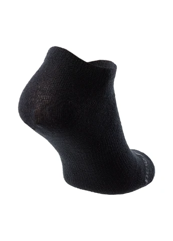 Чёрные мужские носки prf cotton flat knit no show 3 pair черный New Balance логотипы (260796508)