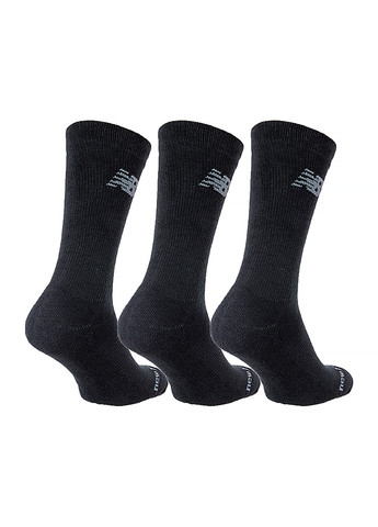 Чоловічі Шкарпетки PERFORMANCE COTTON CUSHIONED CREW 3 PAIR Чорний New Balance (260793724)