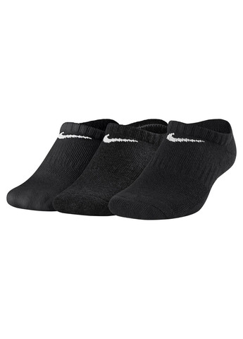 Носки Performance Cushioned No-Show 3-pack black Nike (260793085)