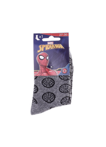 Носки Spider Man All Over De Tete Spiderman gray Marvel (260793749)