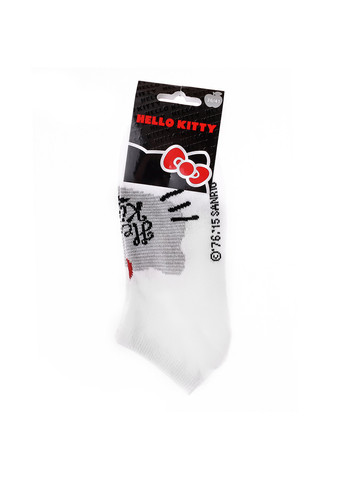 Носки Socks 1-pack white gray Hello Kitty (260795653)