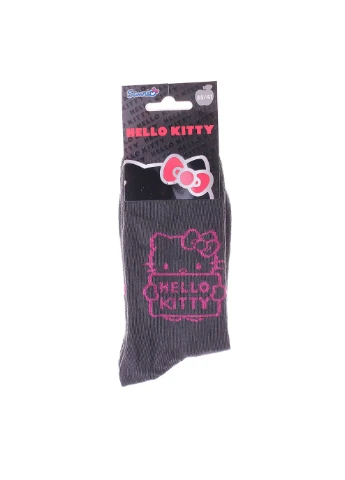 Сірі шкарпетки head hk panel 1-pack gray/pink Hello Kitty логотипи (260794696)