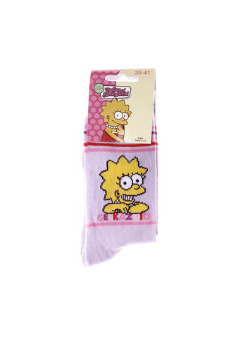 Носки Lisa Geekazoid 1-pack pale pink The Simpsons (260792532)