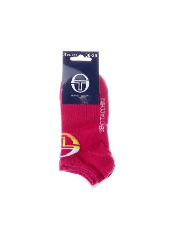 Білі шкарпетки 3-pack white/pink Sergio Tacchini логотипи (260795277)