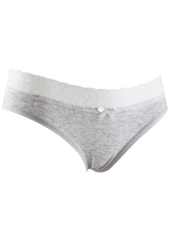 Трусики-сліп Fashion ady Sli Slip F 3-pack L white/gray/coral Fashion Lady (260794235)