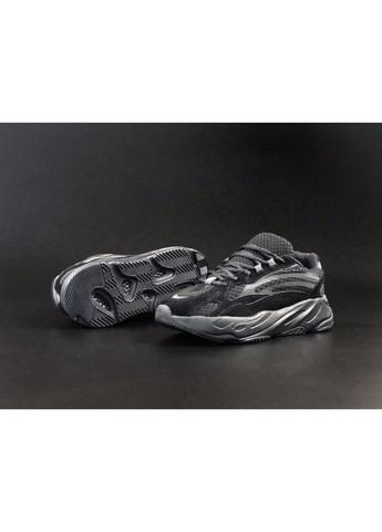 Черные демисезонные мужские кроссовки yeezy 700 черные «no name» adidas Yeezy 704