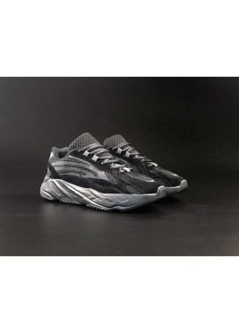 Черные демисезонные мужские кроссовки yeezy 700 черные «no name» adidas Yeezy 704