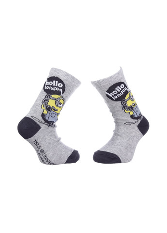 Шкарпетки Hello London gray Minions (260943946)