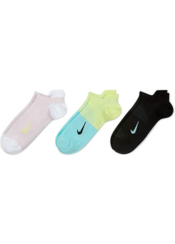 Носки W Nk Everyday Plus Ltwt Ns 3-pack multicolor Nike (260942845)