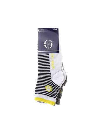 Шкарпетки 3-pack white/yellow/gray Sergio Tacchini (260943469)