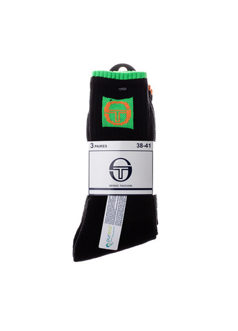 Шкарпетки 3-pack black Sergio Tacchini (260943034)