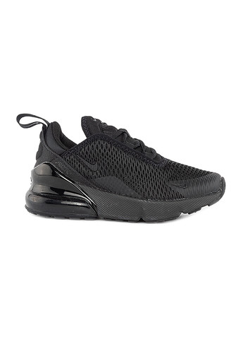 Черные демисезонные детские кроссовки air max 270 (ps) черный Nike