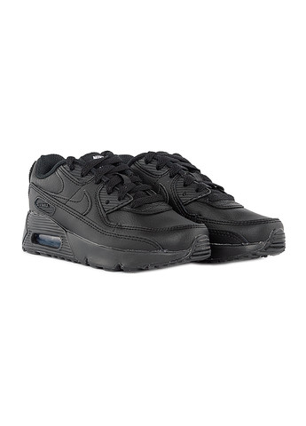 Чорні Осінні дитячі кросівки air max 90 ltr (ps) чорний Nike