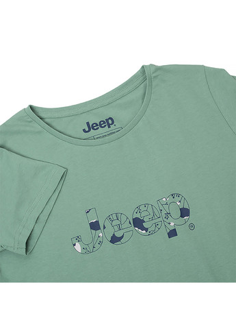 Хаки (оливковая) демисезон женская футболка t-shirt botanical print j22w хаки Jeep