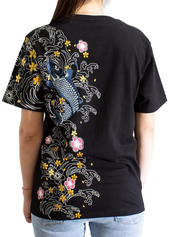 Женская Футболка Heady Waves Black No Brand - (260943501)