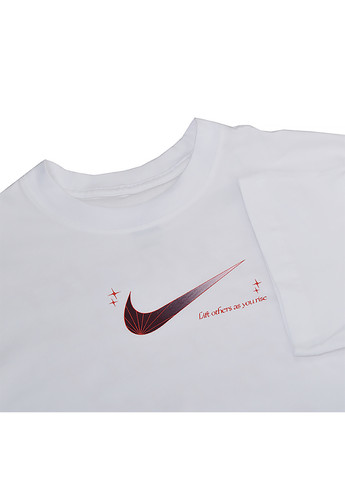 Белая демисезон женская футболка w nsw tee oc 3 ss boxy белый Nike