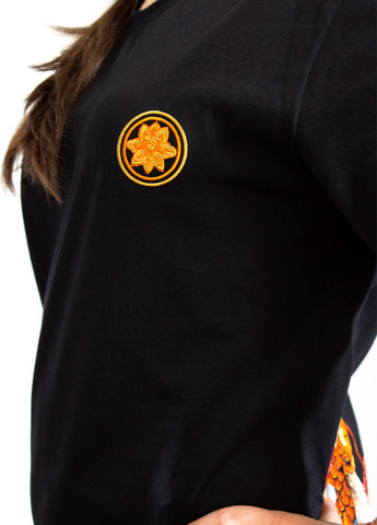 Женская Футболка Gold Fish Black No Brand - (260942600)