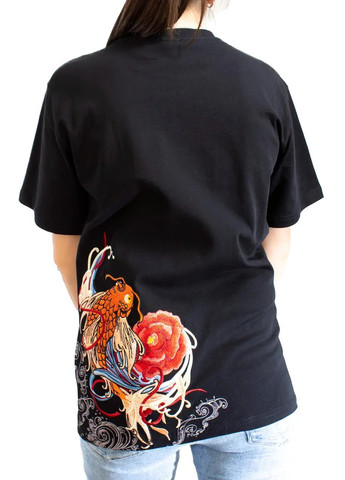 Женская Футболка Gold Fish Black No Brand - (260942600)