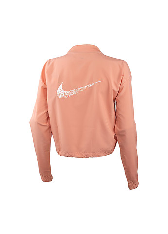 Жіноча Вітровка W NK SWOOSH RUN JACKET Персиковий Nike (260943978}