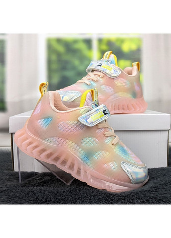 Розовые демисезонные кроссовки для девочки Paliament