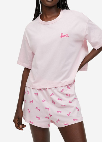 Светло-розовая всесезон пижама H&M