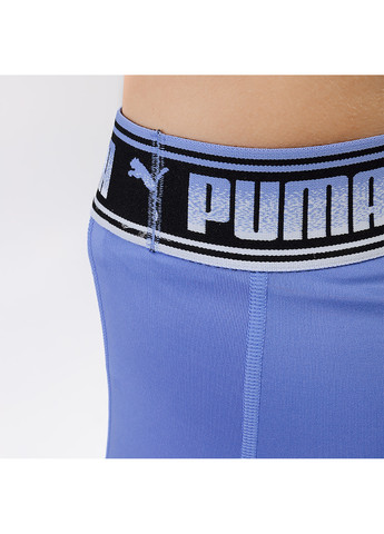 Голубые демисезонные женские леггинсы train strong hw tight голубой Puma