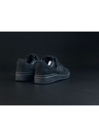 Черные демисезонные мужские кроссовки черные «no name» adidas Forum Low