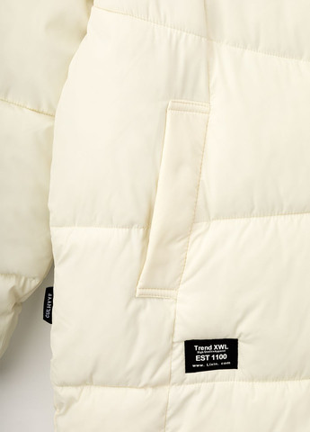 Молочная зимняя куртка No Brand