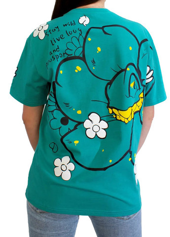 Женская Футболка Wild Flower Green No Brand - (260955675)