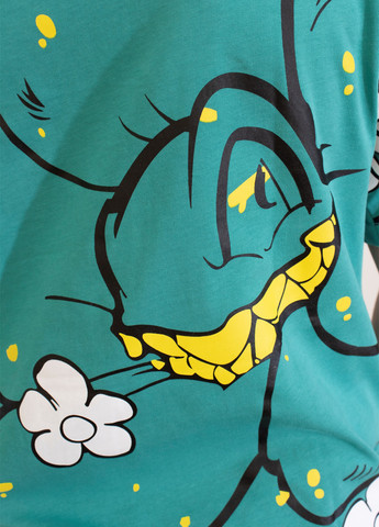 Женская Футболка Wild Flower Green No Brand - (260955675)