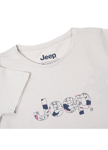 Жіноча Футболка T-SHIRT Botanical Print J22W Сірий Jeep - (260956101)