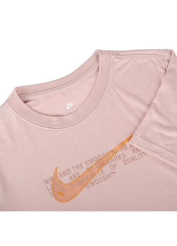 Жіноча Футболка W NSW TEE SIM CRP SWOOSH Бежевий Nike - (260955773)