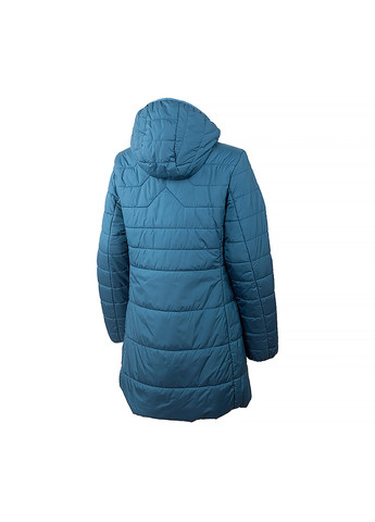 Синяя зимняя женская куртка jacket long fix hood синий CMP