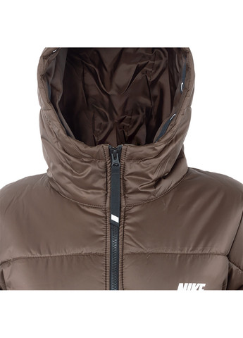 Коричневая зимняя женская куртка w nsw syn tf rpl hd parka коричневый Nike