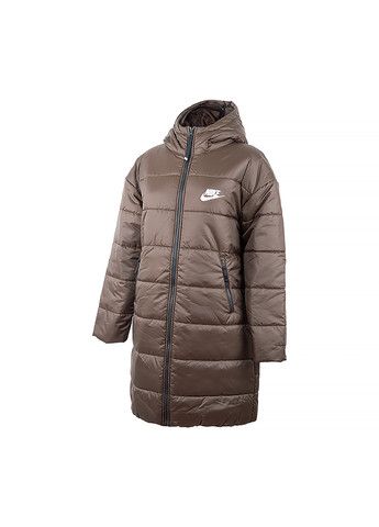 Коричневая зимняя женская куртка w nsw syn tf rpl hd parka коричневый Nike
