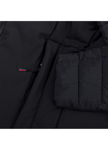 Черная зимняя женская куртка jacket long zip hood черный CMP