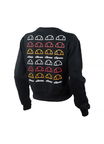 Черный женский свитшот glenato черный Ellesse логотип (260956320)