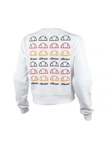 Білий жіночий світшот glenato білий Ellesse логотип (260956249)