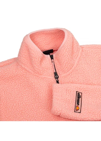 Розовый женский реглан monticule 1/3 zip track top розовый Ellesse логотип (260956300)