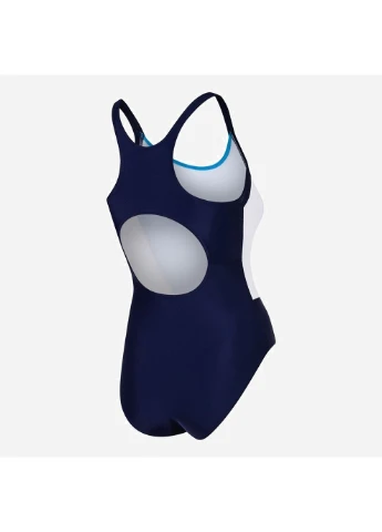 Голубой демисезонный купальник слитный женский sonia 347-42 44 (2xl) бирюза/синий/белый (5908217661685) Aqua Speed