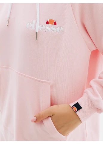 Розовое кэжуал женское платье honey розовый Ellesse с логотипом