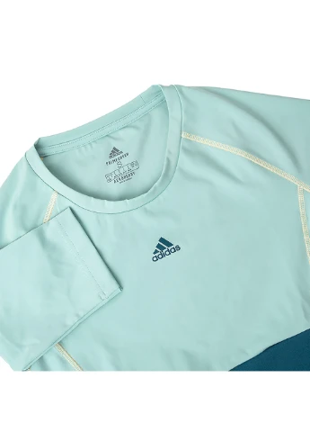 Жіночий Топ W SPRT4IA CROP Бірюзовий adidas (260956027)