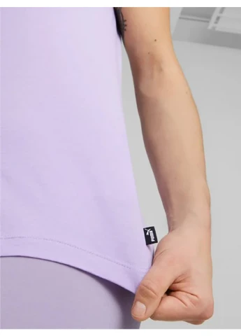 Футболка Ess Logo Tee Vivid Violet Бузковий Puma - (260956892)