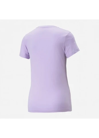 Футболка Ess Logo Tee Vivid Violet Бузковий Puma - (260956892)