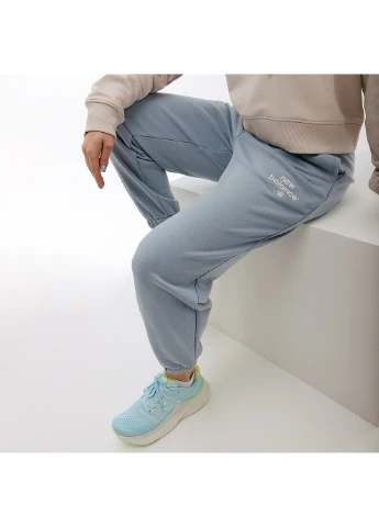 Женские Брюки Essentials Reimagined Arch. Голубой New Balance (260956326)