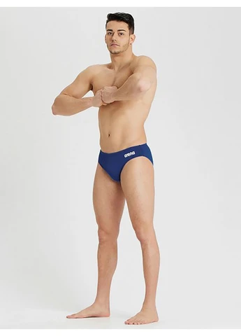 Плавки Men's Team Swim Briefs Solid Navy-White Синій Arena (260955679)