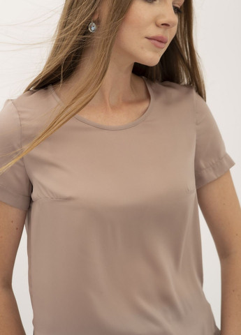 Коричнева блуза Lesia Ламин 207