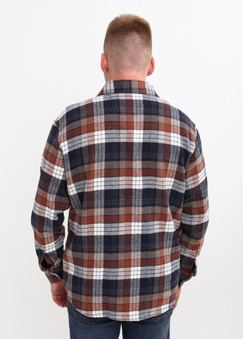 Коричневая повседневный рубашка в клетку Bagarda