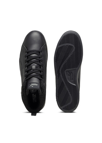 Чорні кросівки smash 3.0 mid wtr sneakers Puma