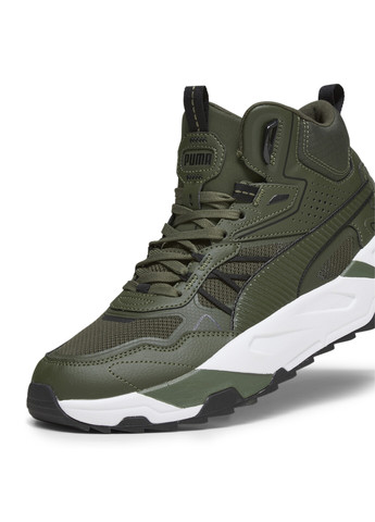 Зеленые кроссовки trinity mid hybrid sneakers Puma